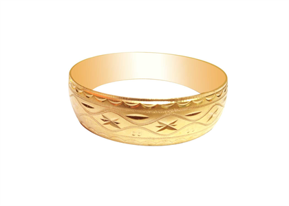 Gold Plated | CNC Bangles